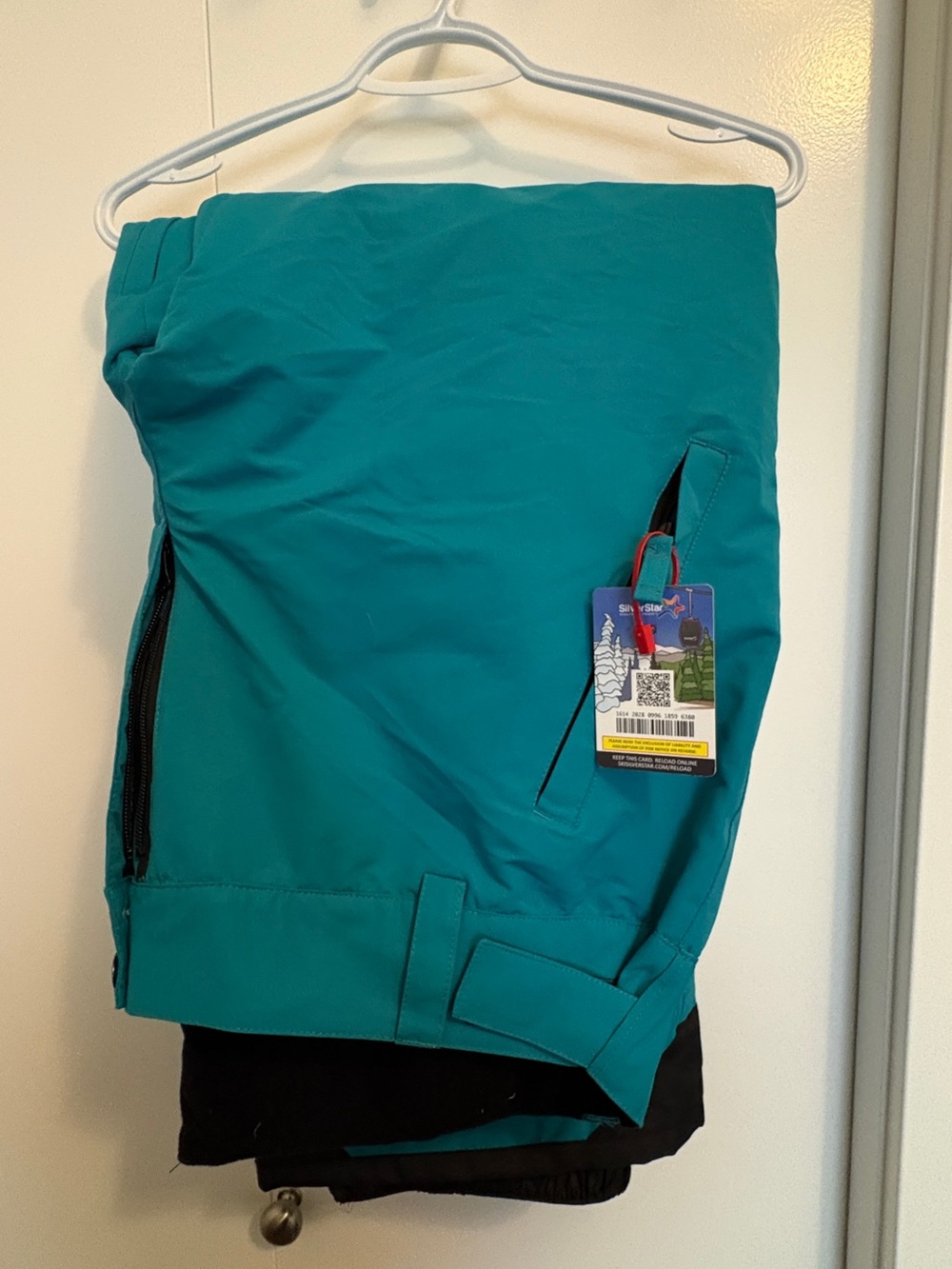 Women’s Teal Hybrid Snow Pants - petite 2X